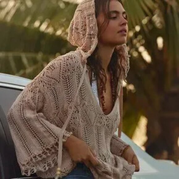 Free People Sand Dollar Tunic NWT Size Large - Picture 1 of 15